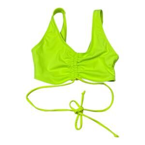 Five The Label Dancewear Sports Bra Neo Yellow NEW